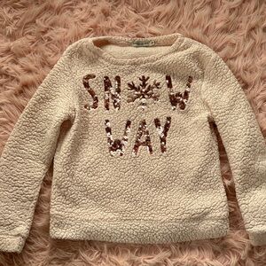 Light Pink Sweater with Sequin Detail